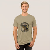 Old School Wint Pug Hond T-shirt (Voorkant volledig)