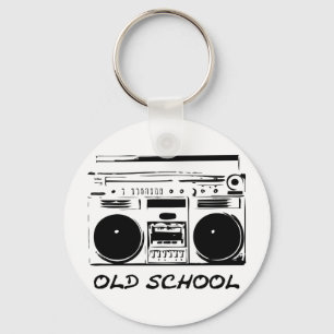 Old School-zazzle Sleutelhanger