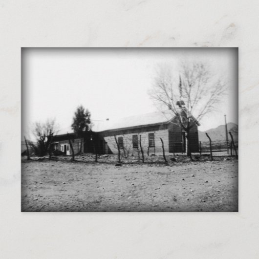 Old Schoolhouse 1885 (1933 foto) Briefkaart (Voorkant)