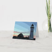Old Scituate Lighthouse - dank je Bedankkaart (Voorkant)