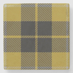 Old Scots Tavern Clan Barclay Yellow Tartan Stenen Onderzetter
