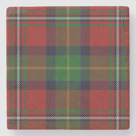 Old Scots Tavern Clan Boyd Tartan Stenen Onderzetter (Voorkant)