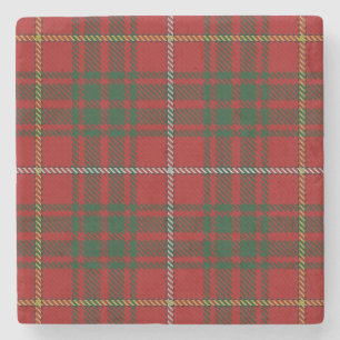 Old Scots Tavern Clan Bruce Tartan Stenen Onderzetter