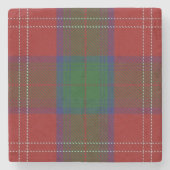 Old Scots Tavern Clan Chisholm Tartan Stenen Onderzetter (Voorkant)