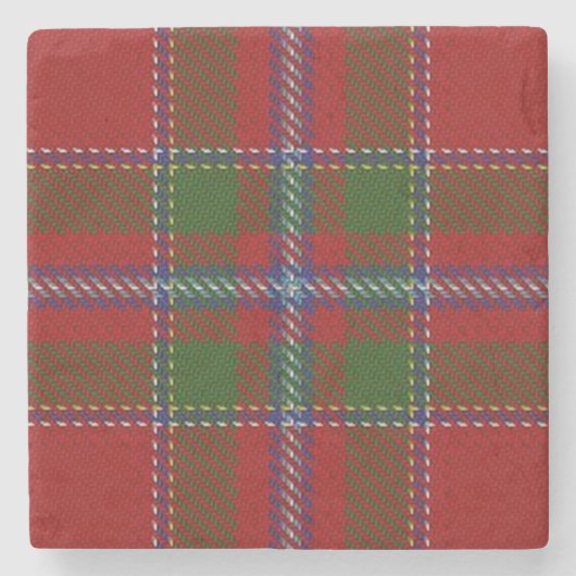 Old Scots Tavern Clan Drummond Tartan Stenen Onderzetter (Voorkant)
