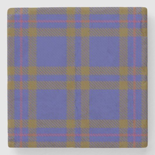 Old Scots Tavern Clan Elliott Tartan Stenen Onderzetter (Voorkant)