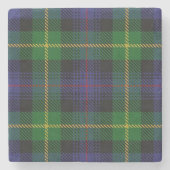 Old Scots Tavern Clan Farquharson Tartan Stenen Onderzetter (Voorkant)