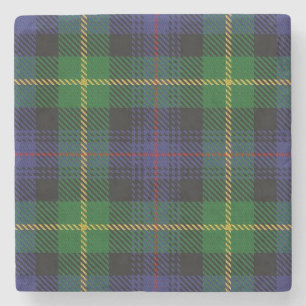Old Scots Tavern Clan Farquharson Tartan Stenen Onderzetter