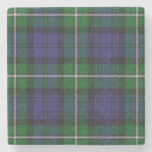 Old Scots Tavern Clan Forbes Tartan Stenen Onderzetter (Voorkant)