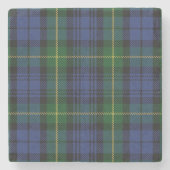 Old Scots Tavern Clan Gordon Tartan Stenen Onderzetter (Voorkant)