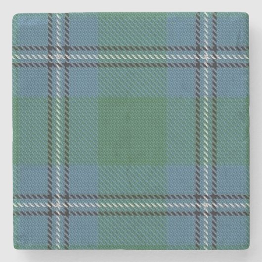 Old Scots Tavern Clan Irvine Irwin Tartan Stenen Onderzetter (Voorkant)