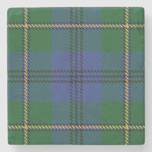 Old Scots Tavern Clan Johnstone Johnston Tartan Stenen Onderzetter (Voorkant)