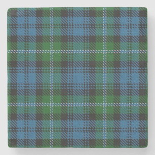 Old Scots Tavern Clan Lyon Tartan Stenen Onderzetter