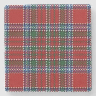 Old Scots Tavern Clan MacBean MacBain Tartan Stenen Onderzetter