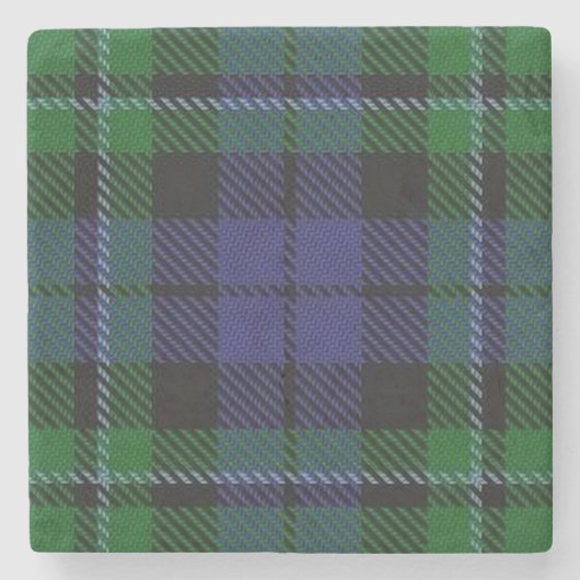 Old Scots Tavern Clan MacCallum Tartan Stenen Onderzetter (Voorkant)