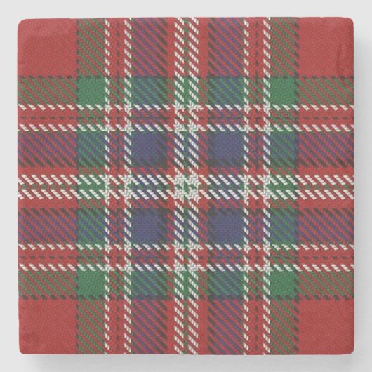 Old Scots Tavern Clan MacFarlane Tartan Stenen Onderzetter (Voorkant)