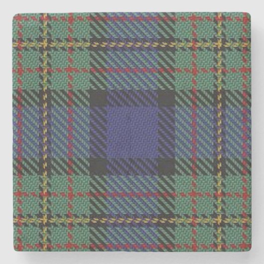Old Scots Tavern Clan MacLaren Tartan Stenen Onderzetter (Voorkant)