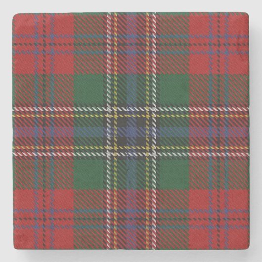 Old Scots Tavern Clan MacLean Tartan Stenen Onderzetter (Voorkant)