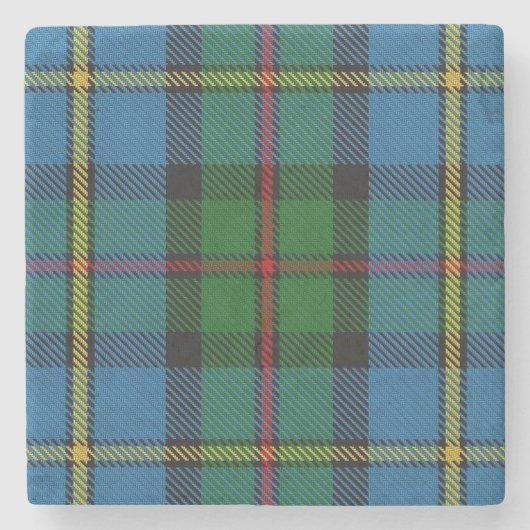 Old Scots Tavern Clan MacLeod of Harris Tartan Stenen Onderzetter (Voorkant)
