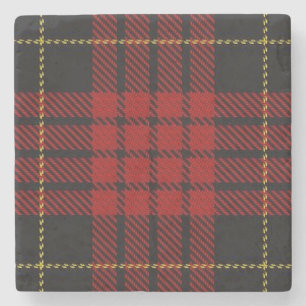 Old Scots Tavern Clan MacQueen Tartan Stenen Onderzetter
