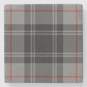 Old Scots Tavern Clan Moffat Tartan Stenen Onderzetter (Voorkant)