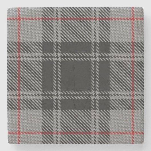 Old Scots Tavern Clan Moffat Tartan Stenen Onderzetter (Voorkant)