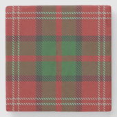 Old Scots Tavern Clan Nisbet Tartan Stenen Onderzetter (Voorkant)