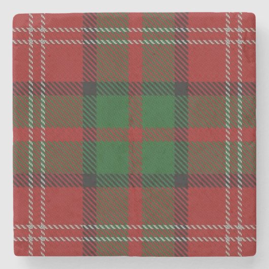 Old Scots Tavern Clan Nisbet Tartan Stenen Onderzetter (Voorkant)