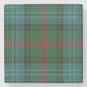 Old Scots Tavern Clan Ross Hunting Tartan Stenen Onderzetter (Voorkant)