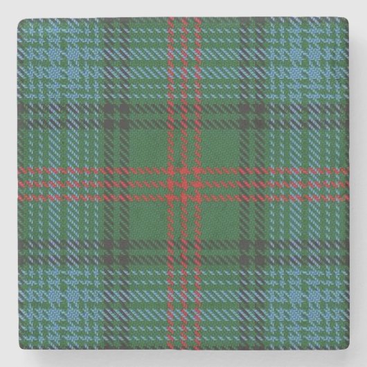 Old Scots Tavern Clan Ross Hunting Tartan Stenen Onderzetter (Voorkant)
