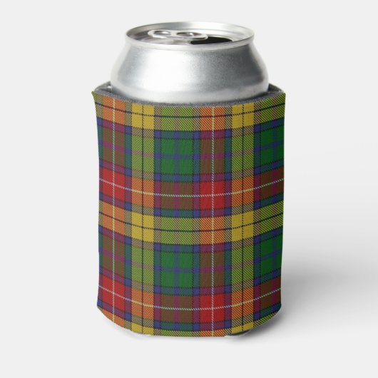 Old Scotsman Clan Buchanan Tartan Blikjeskoeler (Blikje Achterkant)