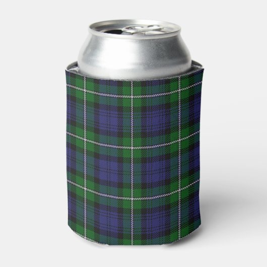 Old Scotsman Clan Forbes Tartan Blikjeskoeler (Blikje Voorkant)