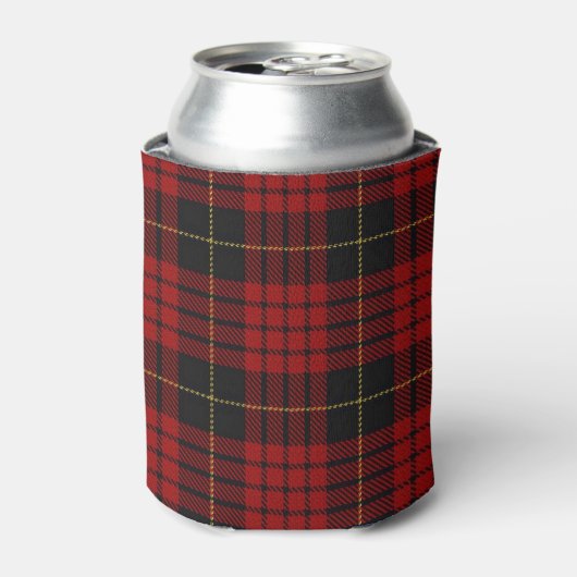 Old Scotsman Clan MacQueen Tartan Blikjeskoeler (Blikje Voorkant)