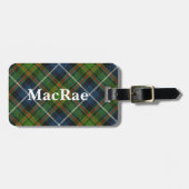 Old Scotsman Clan MacRae Tartan Bagagelabel (Voorkant horizontaal)