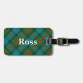 Old Scotsman Clan Ross Tartan Bagagelabel (Voorkant horizontaal)