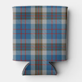 Old Scotsman Clan Thompson Blue Gray Tartan Blikjeskoeler (Voorkant)