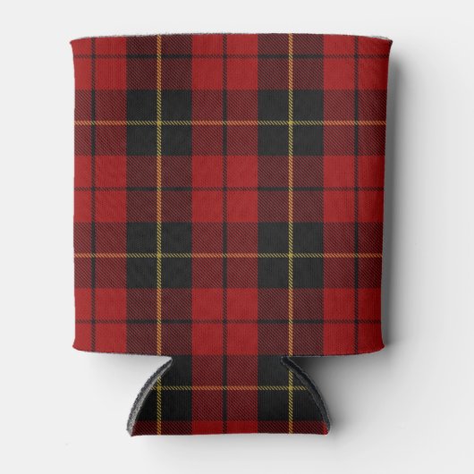 Old Scotsman Clan Wallace Tartan Blikjeskoeler (Voorkant)
