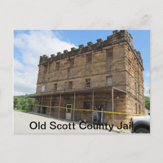 Old Scott County Jail in Huntsville, TN Briefkaart