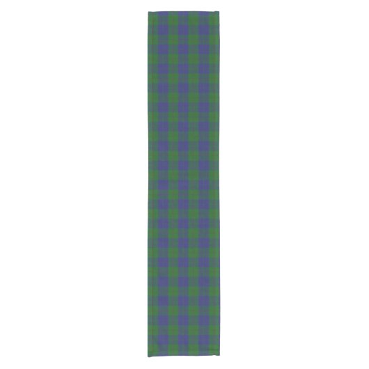 Old Scottish Clan Barclay Hunting Tartan Pset Korte Tafelloper (Voorkant)