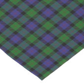 Old Scottish Clan Blair Tartan Pset Korte Tafelloper (Hoek)