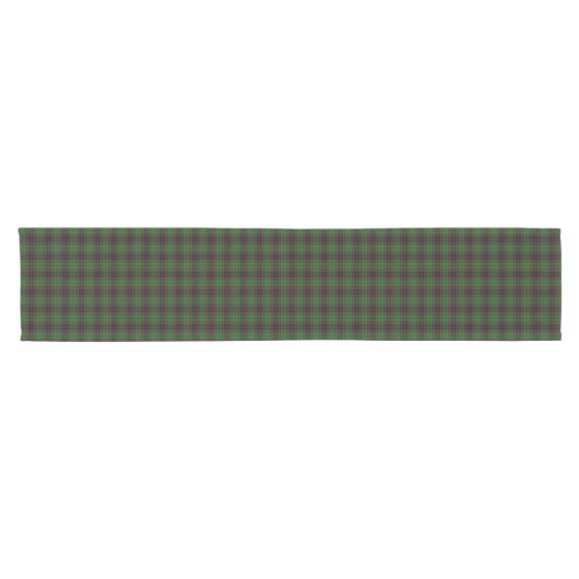 Old Scottish Clan Buchan Tartan Pset Korte Tafelloper (Horizontaal)
