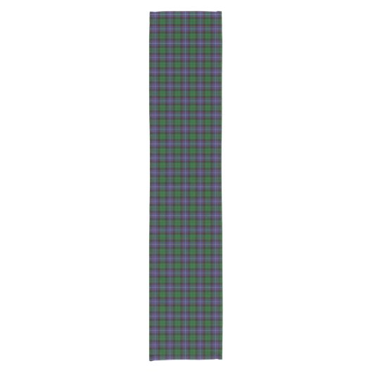 Old Scottish Clan Galbraith Tartan Pset Korte Tafelloper (Voorkant)