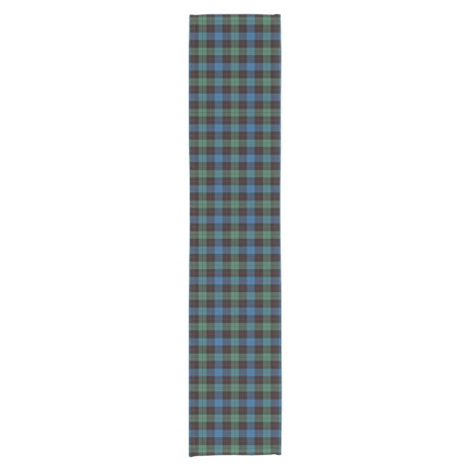 Old Scottish Clan Guthrie Tartan Pset Korte Tafelloper (Voorkant)