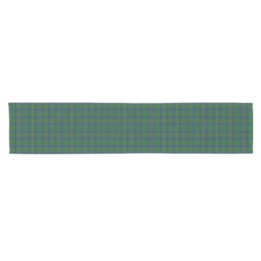 Old Scottish Clan Kennedy Tartan Plaid Korte Tafelloper (Horizontaal)