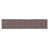 Old Scottish Clan Kidd Red Green Blue Tartan Korte Tafelloper (Horizontaal)