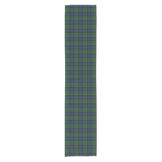 Old Scottish Clan MacCallum Tartan Pset Korte Tafelloper (Voorkant)