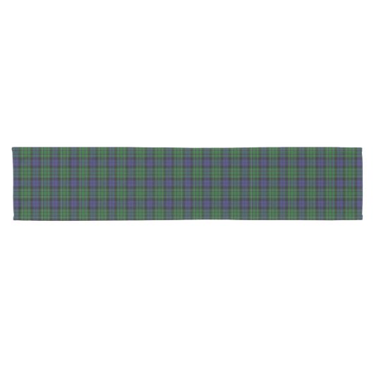 Old Scottish Clan MacCallum Tartan Pset Korte Tafelloper (Horizontaal)