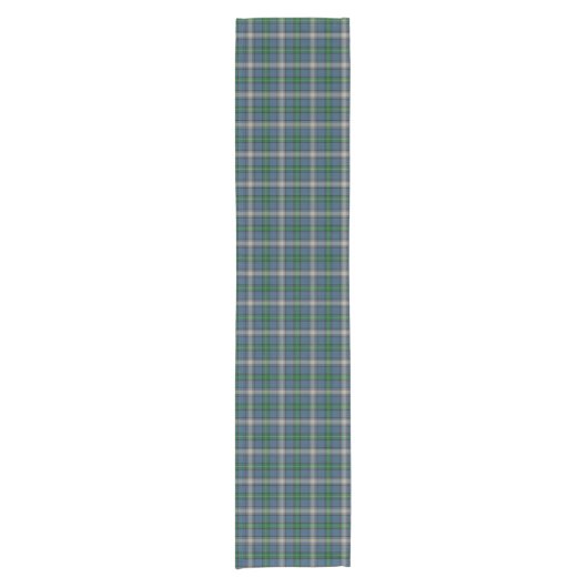 Old Scottish Clan MacDowall McDowell Tartan Pset Korte Tafelloper (Voorkant)