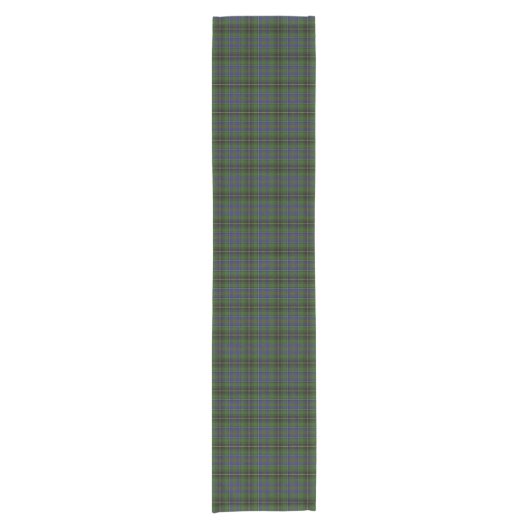 Old Scottish Clan MacInnes Tartan Pset Korte Tafelloper (Voorkant)