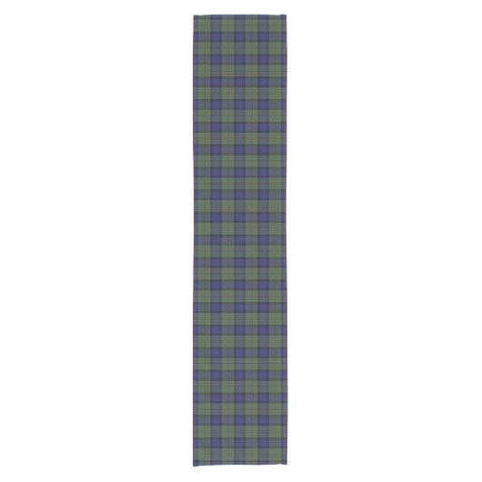 Old Scottish Clan MacLaren Tartan Pset Korte Tafelloper (Voorkant)